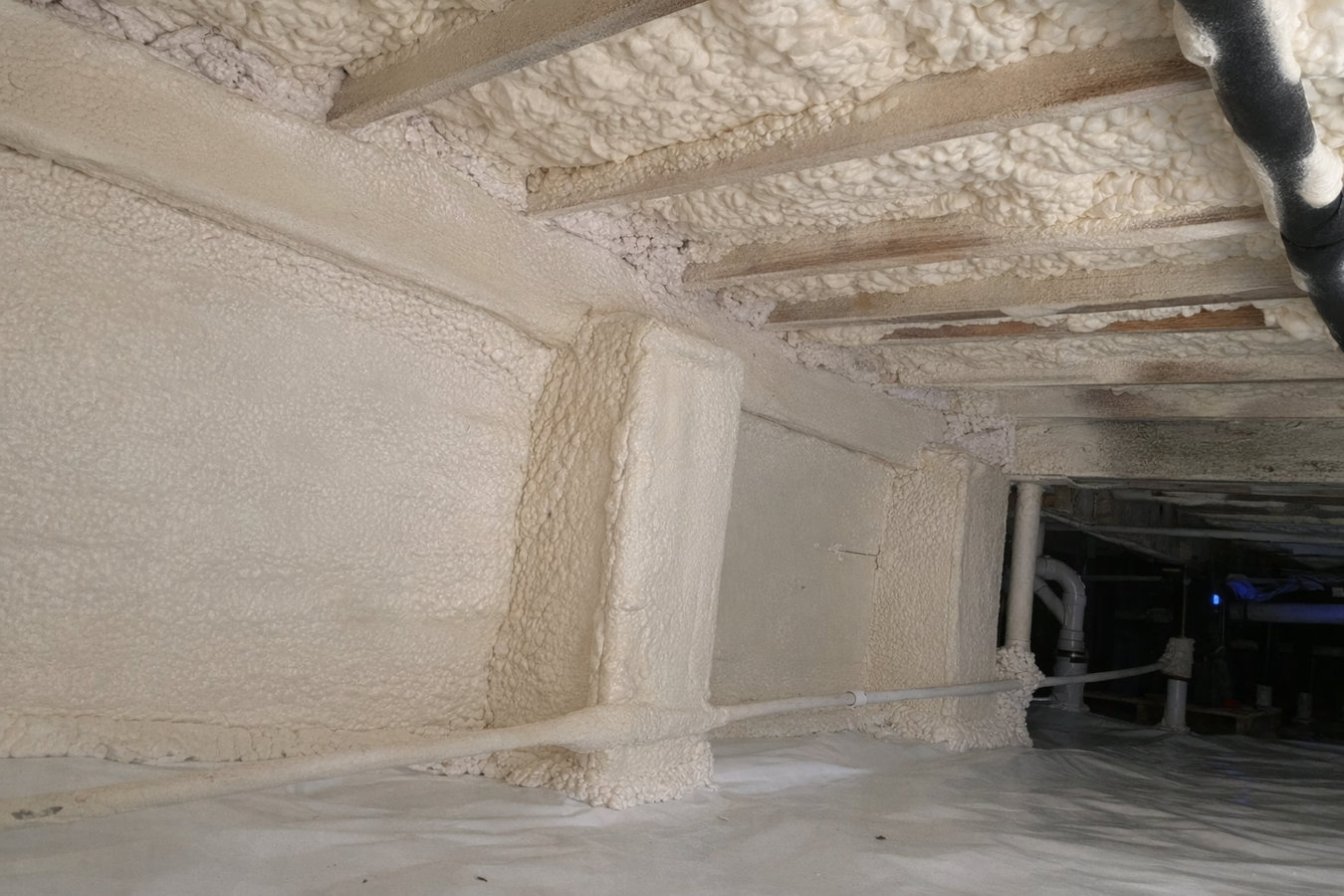 Crawl space insulation